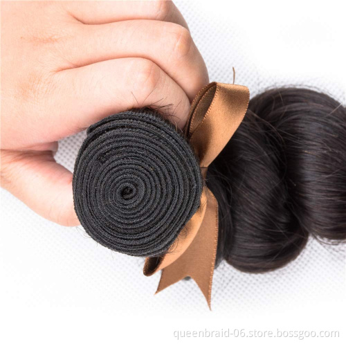 Brazilian Bundles Loose Wave Bundles Hair 100% Unprocessed Virgin Human Hair Bundles for Black Woman Loose Wave Hair Extension